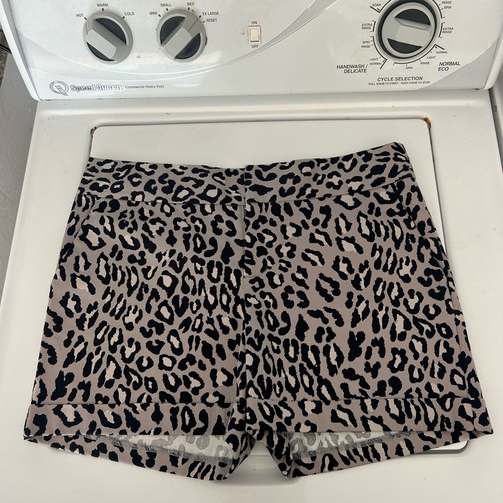 Leopard Print Women's Shorts